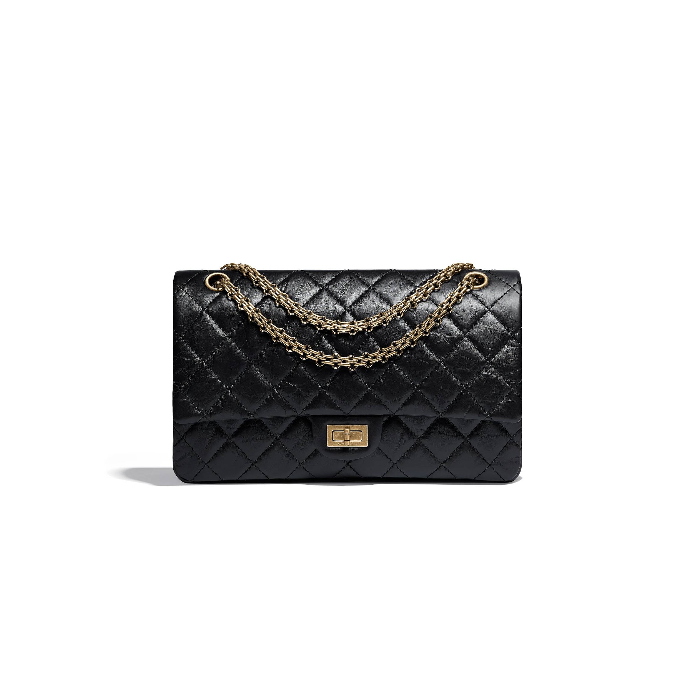 Ch*el large 2.55 handbag gold hardware a37587 y04634 c3906 (19.5*28*7.5cm)